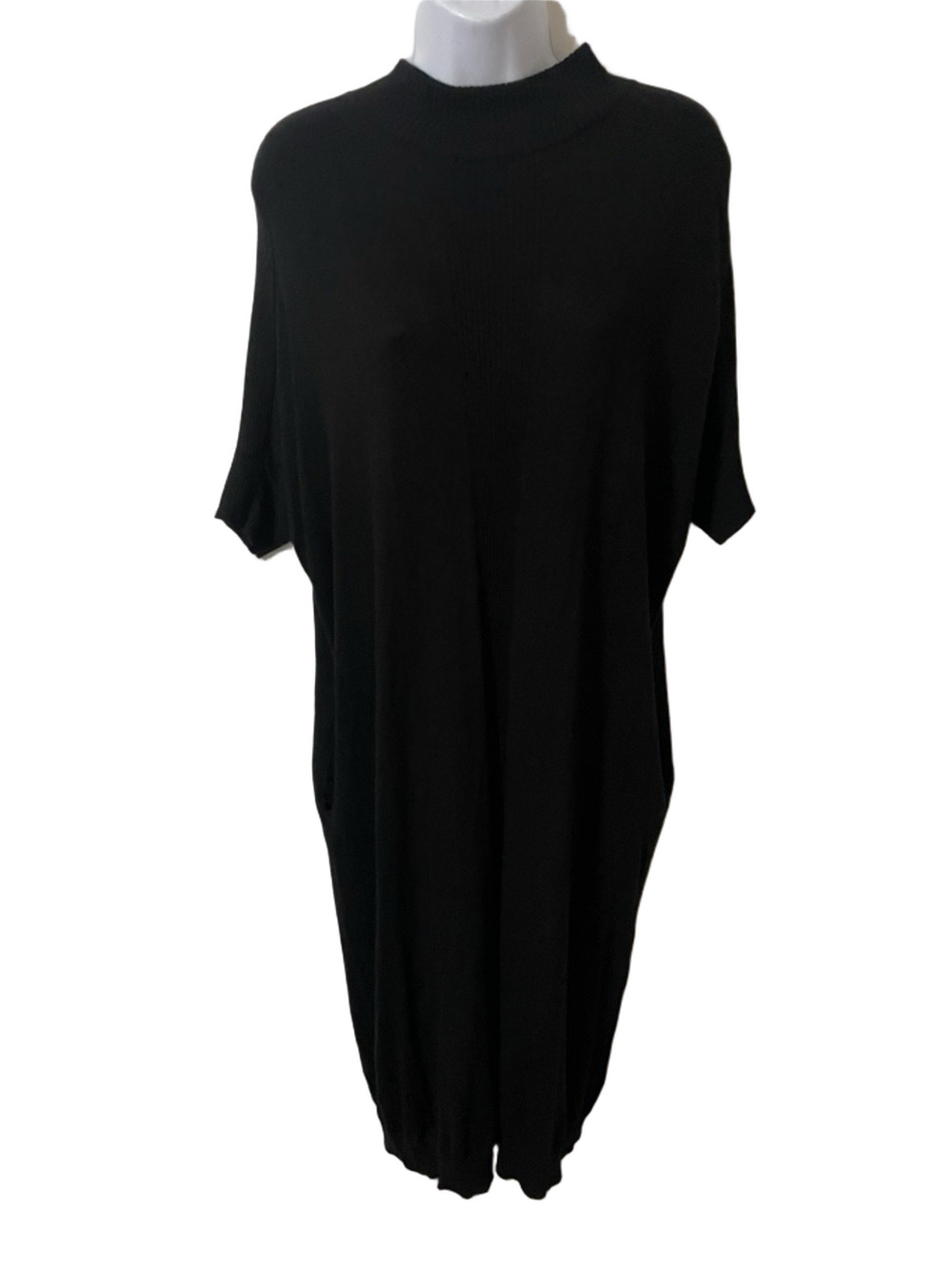 Denis Gagnon + Edito Black Wool Blend Dress Size XS